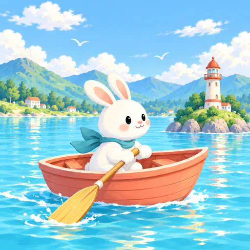小船向前划 Logo